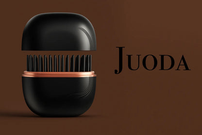 Juodas nešiojamas plaukų tiesintuvas